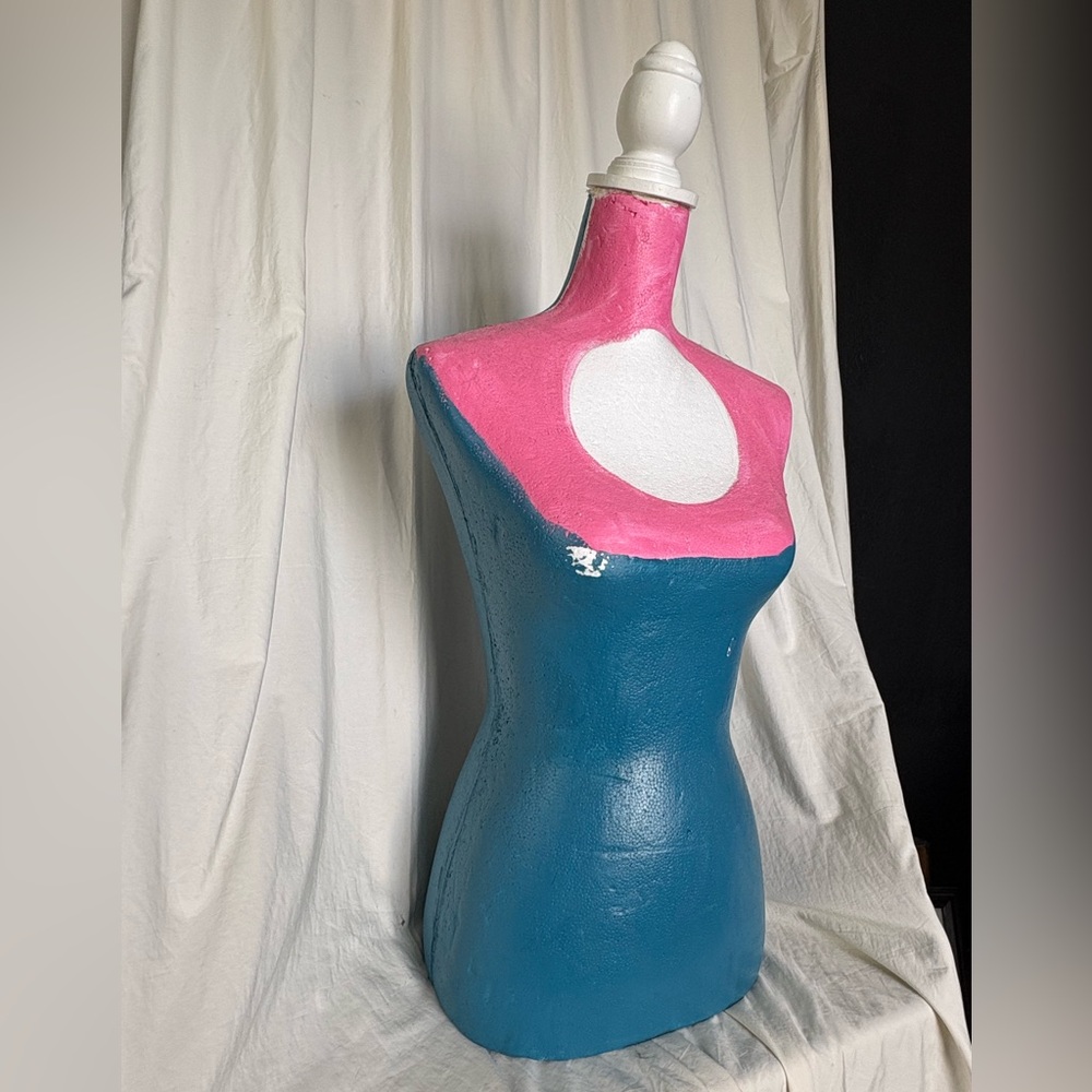 Vintage Foam Mannequin Torso Doll Project Dress Form - Picture 2 of 12